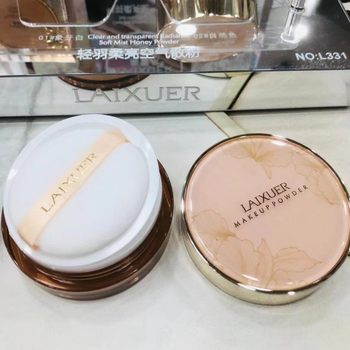 Lai Xue Er light feather soft bright air loose powder 10g floating shadow like mist honey powder setting powder long-lasting oil control breathable