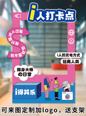 开门红周年庆公司年会入职团建活动布置打卡拍照相框定制KT板立牌