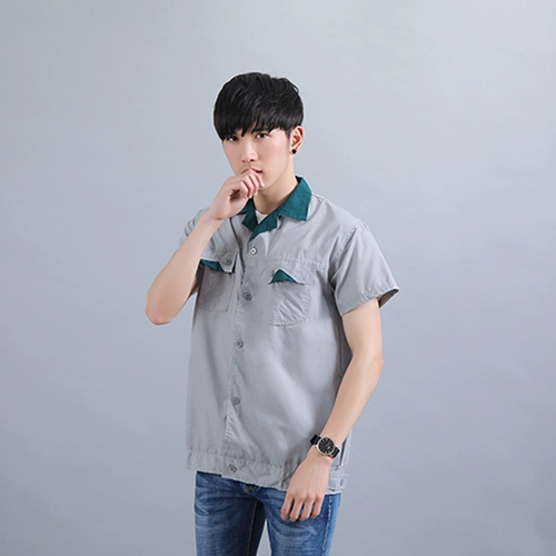 Летний тонкий комбинезон подходит для мужчин и женщин, хлопковая униформа, с вышивкой