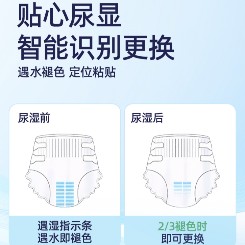 【试用装】友伴鲸吸爽成人纸尿裤透气亲肤大吸量老年人消臭防漏 - 图3