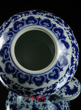 景德镇青花陶瓷中号客厅工艺品