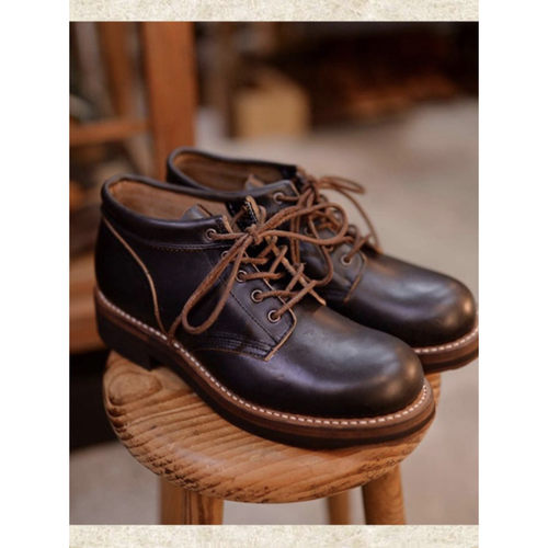 【马皮款】ROLLING DUB TRIO 德永胜也 A01 工装靴 日产手工靴 - 图3