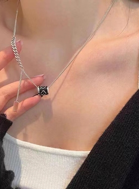 新款老花小蛮腰纯银手链T恤项链