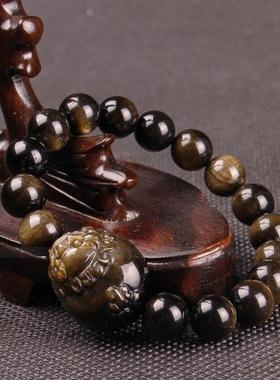 天然金曜石有求必应貔貅手链