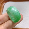 No. 20-21 Burmese natural A-grade jade T1194 inner diameter 19.6mm green tire ring finger