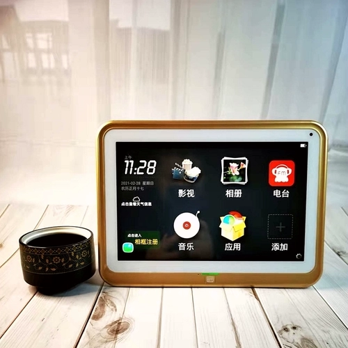 Цифровая фоторамка, электронный фотоальбом, настольный календарь, 10 дюймов, подарок на день рождения