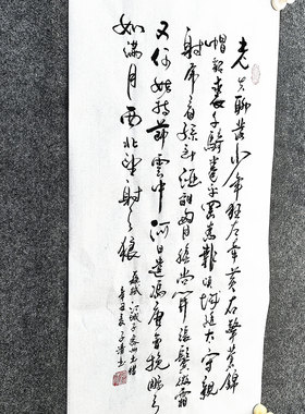 老夫聊发少年狂书法手写真迹
