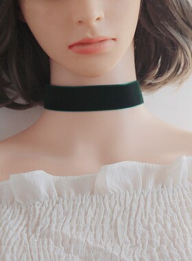 蕾丝项链植绒颈带通勤百搭饰品