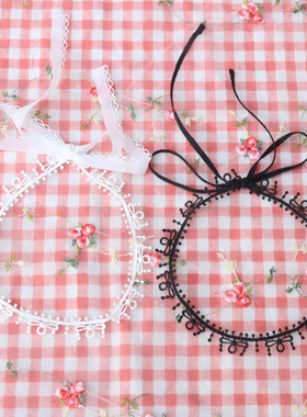 choker金属白色日韩风蕾丝锁骨链