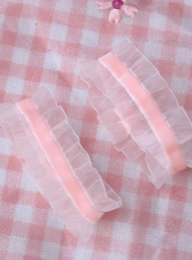 无扣弹力松紧手环腕带可爱少女软妹甜美手链粉酒红草绿色灰黑蓝色