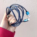 Заводские твердые товары | исходная заводская джинсовая ткань 2M Линия зарядки кабель данных Pure Copper Core