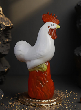 景德镇567老厂货70年代大公鸡瓷