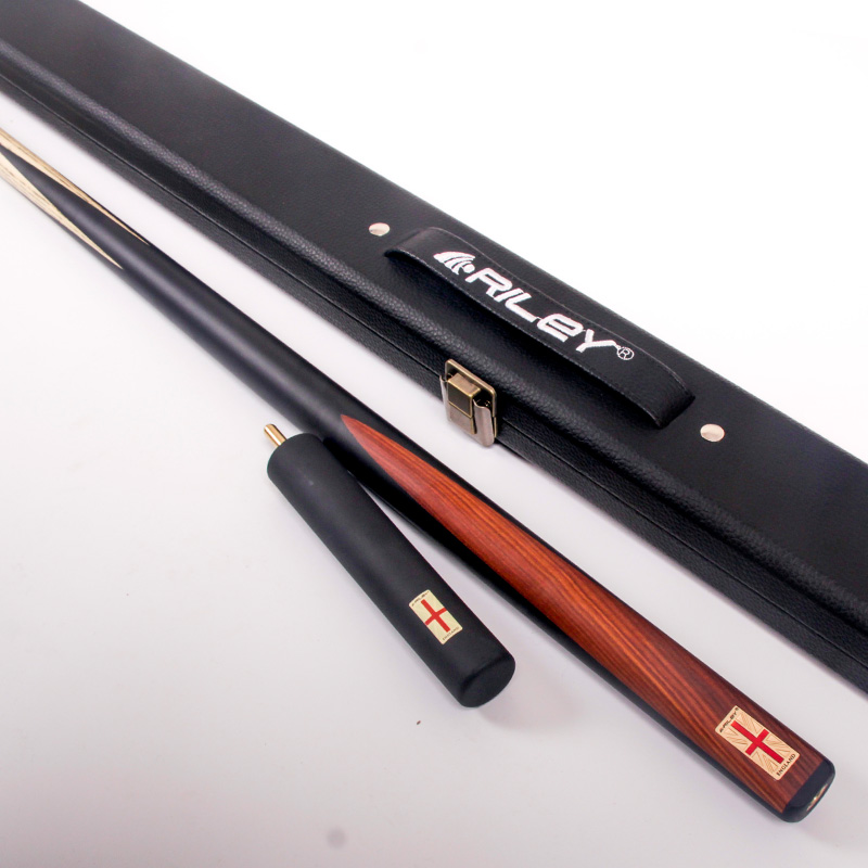 Riley英国莱利台球杆小头通杆四分三分体斯诺克黑八8十六彩桌球杆 - 图1