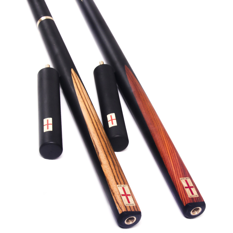 Riley英国莱利台球杆小头通杆四分三分体斯诺克黑八8十六彩桌球杆 - 图2