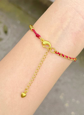 【蛇年红色手链】 葫芦连连 新年百搭手链3282