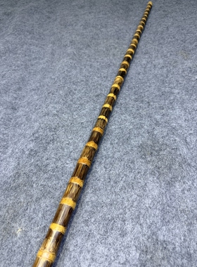 精品实心竹把玩盘玩件 防身 手杖登山杖 1米长2.0直径左右