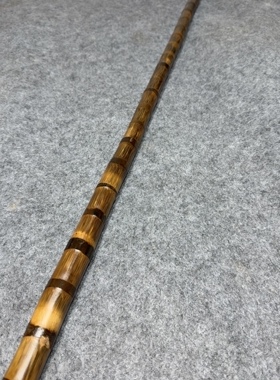 长度 1.2米直径1.8到1.9精美老竹子把玩 实心竹金丝竹手杖登山杖