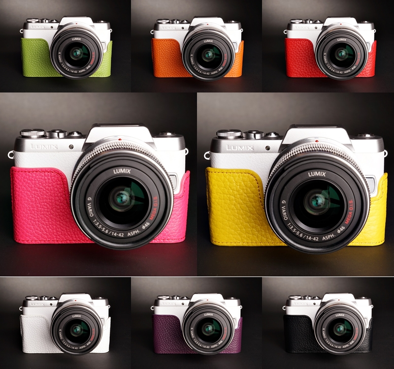 台湾TP 真皮松下GF9 GF8 GF7相机包皮套 手柄底座 手工牛皮保护套 - 图3