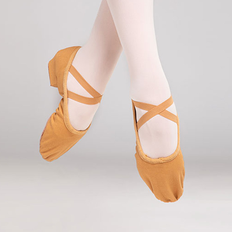 丹诗戈芭蕾舞肚皮傣族舞蹈鞋练功瑜伽民族舞软底鞋带跟帆布教师鞋,淘宝优惠券,粉丝福利购,淘宝优惠卷