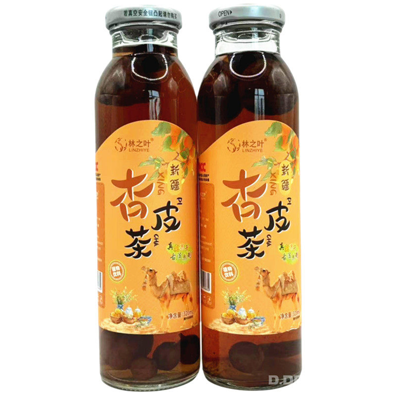新疆林之叶杏皮茶酸梅汤320ml饮料真果干古法熬制无添加剂饮品,淘宝优惠券,粉丝福利购,淘宝优惠卷