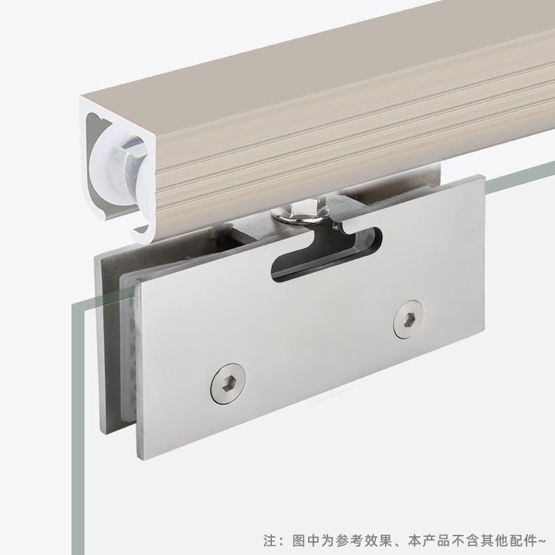 平移推拉玻璃门轨道吊夹吊轮滑轮淋浴房卫生间吊滑吊趟门五金配件-图1