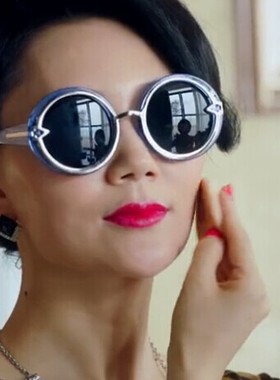 墨镜戚薇同款唐嫣太阳眼镜