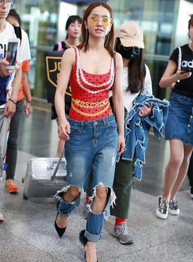 墨镜花儿与少年古力娜扎太阳眼镜