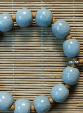 汝窑手串女款单圈手链简约风格饰品礼物送女友闺蜜生日礼物