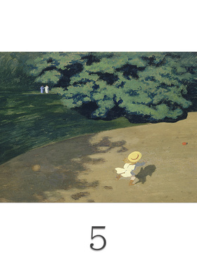 现代简约安格尔油画风景客厅