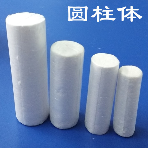 圆柱体泡沫球保丽龙创意DIY手工制作儿童彩绘幼儿园鞭炮轮子配件 - 图3