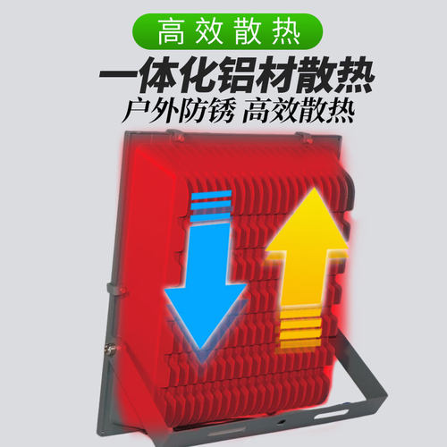 亚明led投光灯3000k暖光户外防水探照马路灯厂房车间照明超亮射灯 - 图0