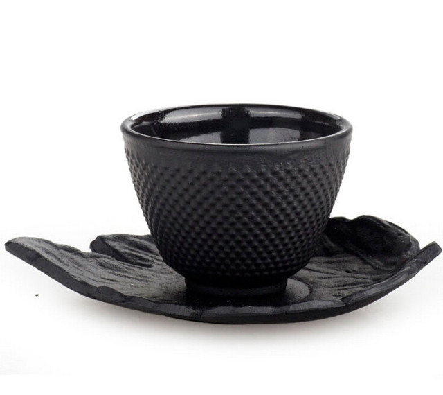 Chimingdu cast iron ຈອກທາດເຫຼັກຂະຫນາດນ້ອຍພາກໃຕ້ຍີ່ປຸ່ນ cast iron cup Kung Fu tea set cast iron tea cup Japanese iron pot iron cup