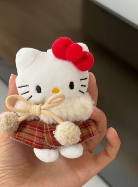 日本官方正品正版旗舰美拉德kitty猫包包挂件公主斗篷冬日公仔