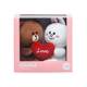 Korea Purchasing Genuine LINE FRIENDS Brown Bear, Coni Rabbit Love Couple Doll, Plush Doll