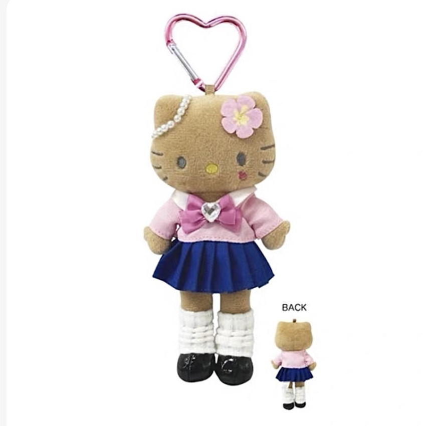 日本代购正品 NIC黑皮长腿hello kitty挂件毛绒玩偶 平成 爱心扣,淘宝优惠券,粉丝福利购,淘宝优惠卷