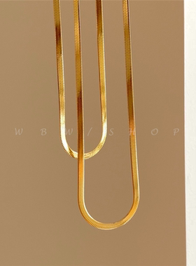 choker欧美叠戴蛇骨链肯豆同款