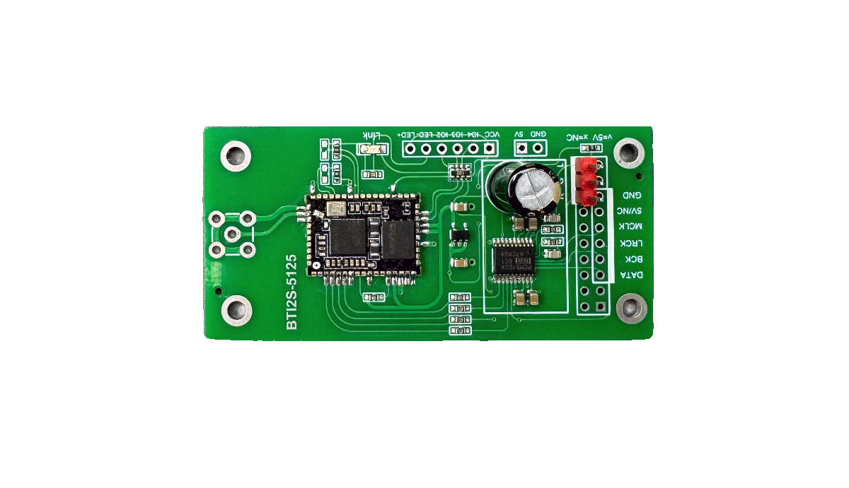 QCC5125蓝牙模块模拟输出I2S数字输出高音质板DAC蓝牙解码界面 - 图3