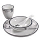Hotel tableware set four-piece set underglaze color hotel
