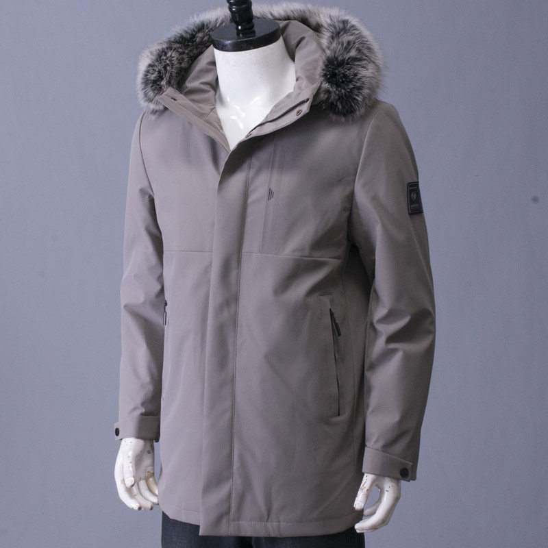 兔毛内胆+毛领可脱卸！保暖防寒！大牌尾货男士派克服冬厚款皮草,淘宝优惠券,粉丝福利购,淘宝优惠卷