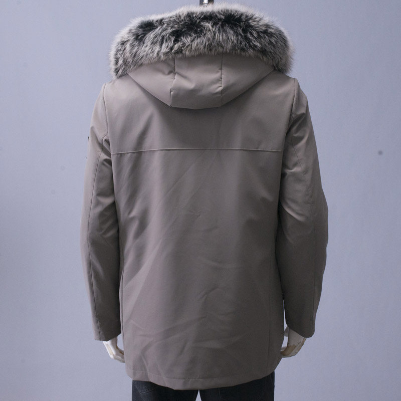 兔毛内胆+毛领可脱卸！保暖防寒！大牌尾货男士派克服冬厚款皮草,淘宝优惠券,粉丝福利购,淘宝优惠卷
