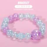 Детский браслет из бисера, кольцо, ювелирное украшение для девочек, мультяшный аксессуар, «Холодное сердце»