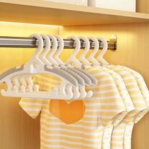 Children clothes hangers Home hanging clothes retractable baby drying clothes brace No-slip anti-slip baby special containing small hanger