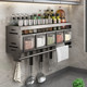 Youqin Kitchen Seasoning Shelf Wall-mounted Storage Rack