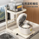 Pull the microwave oven storage rack