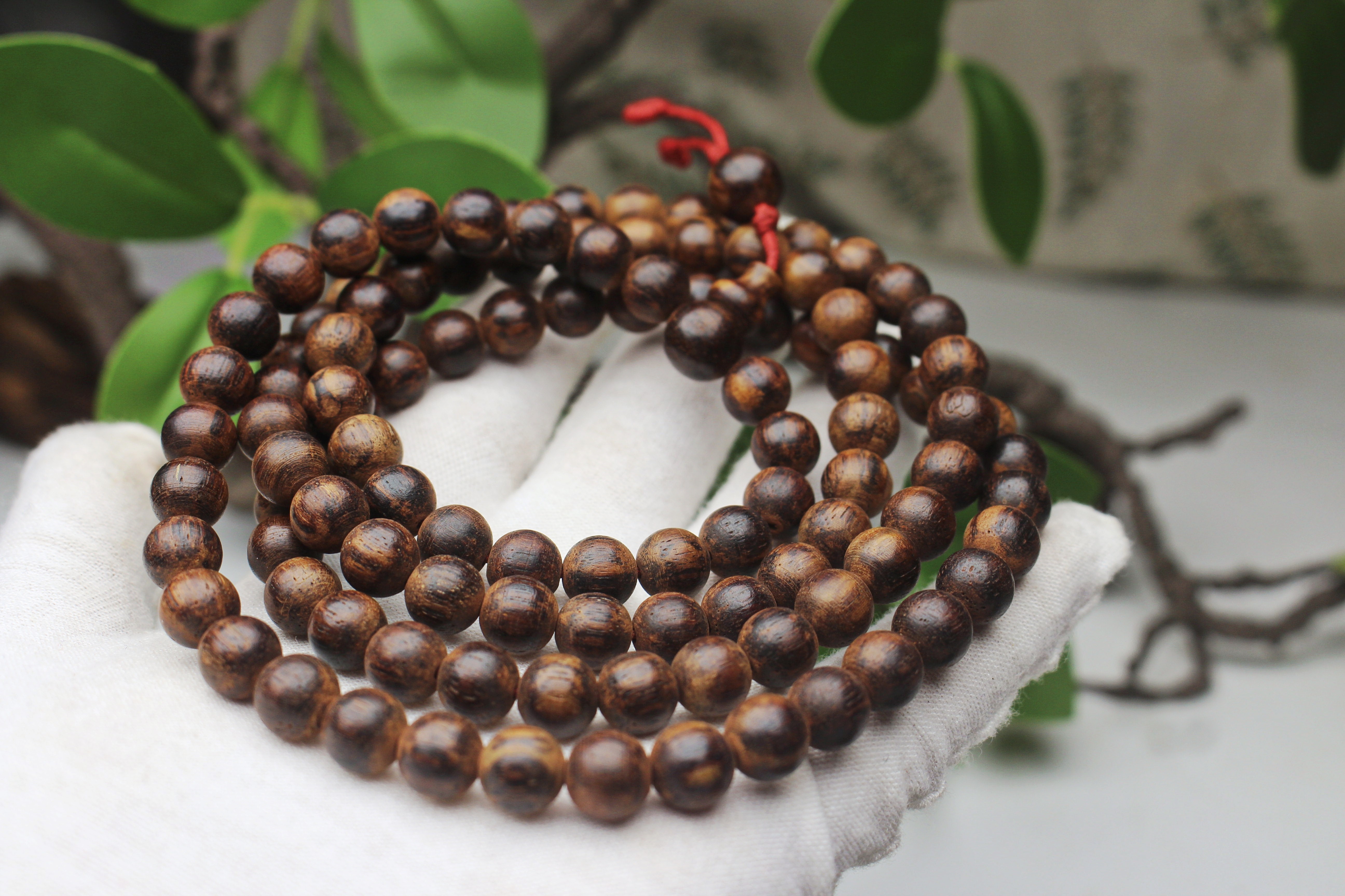 【老红土】海南小叶降真香碳化碎油稀缺藤沉香108佛珠念珠0.8/36,淘宝优惠券,粉丝福利购,淘宝优惠卷