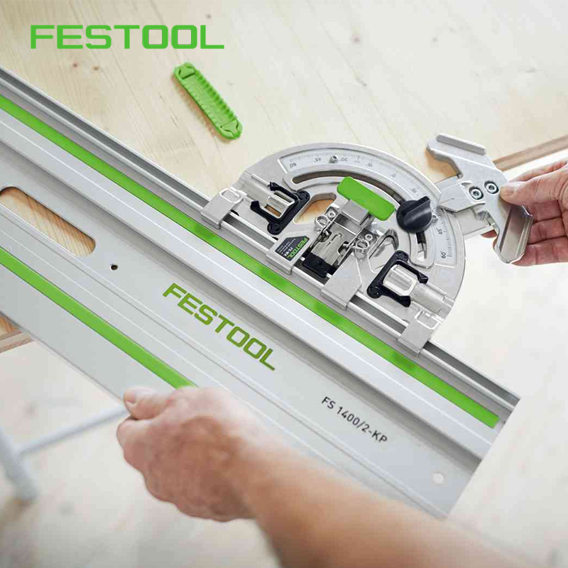 FESTOOL费斯托导轨锯角度尺轨道角度规斜切靠尺直切靠山限位器延-图2