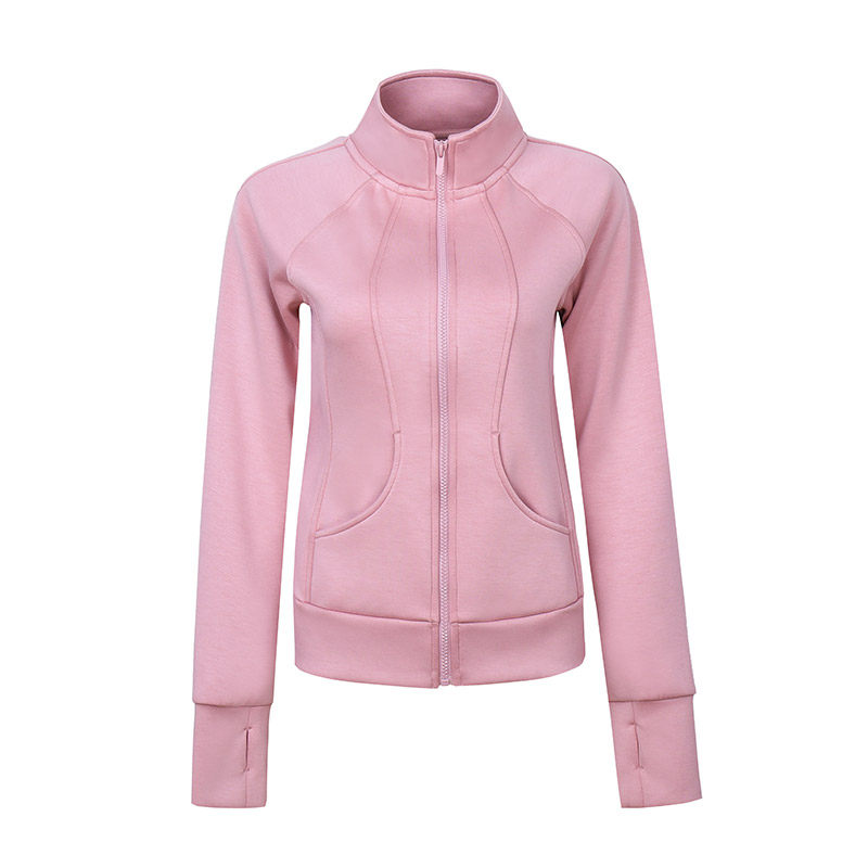 annerun拉链运动服外套女立领修身显瘦跑步训练瑜伽健身长袖上衣,淘宝优惠券,粉丝福利购,淘宝优惠卷