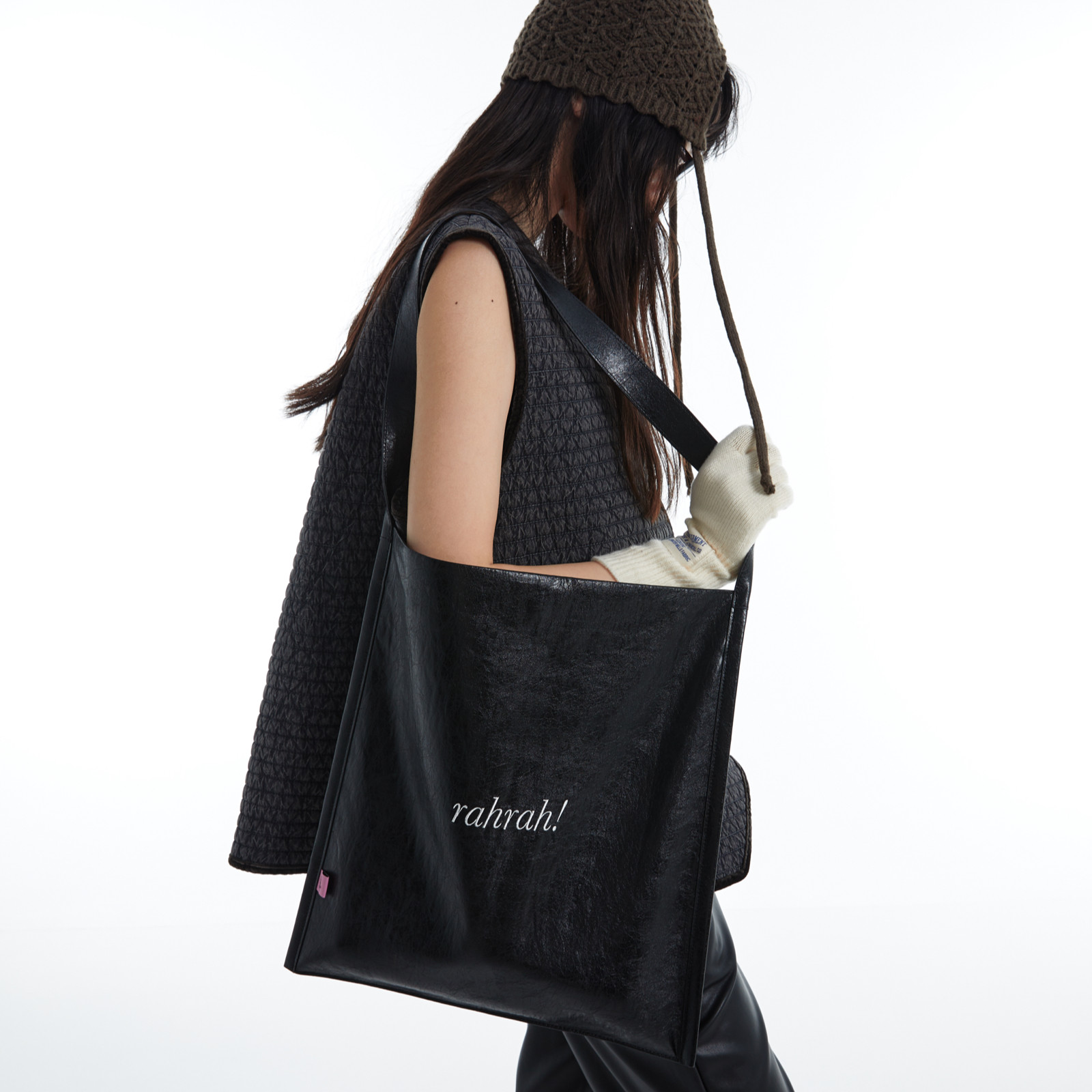 DirtySix “rahrah!”袋袋 5色 撞色绣线 原创 大容量软皮托特包,淘宝优惠券,粉丝福利购,淘宝优惠卷