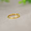 Full green Myanmar natural grade A jadeite cabochon ring