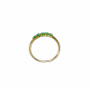 Full green Myanmar natural grade A jadeite cabochon ring